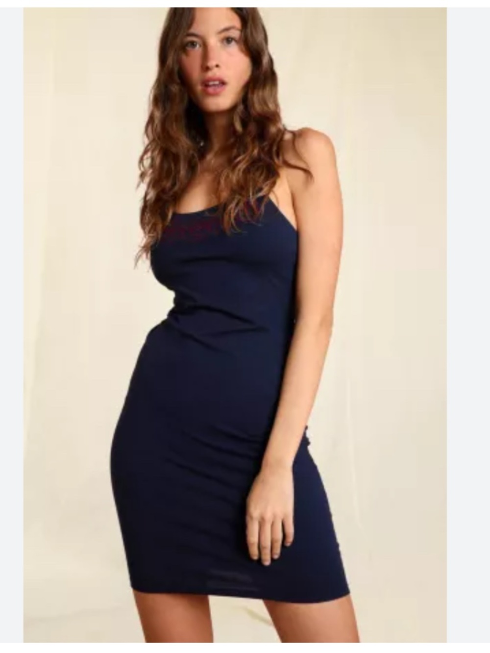 Rouje navy blue mini dress